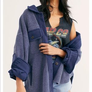 Free People Ruby Jacket in Indigo